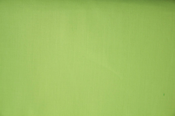 Lime Polycotton Liberty Broadcloth - WHOLESALE FABRIC - 20 Yard Bolt