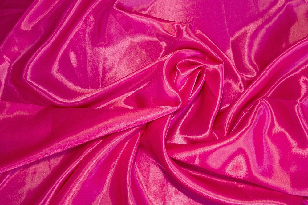 Fuchsia Charmeuse Satin - WHOLESALE FABRIC - 15 Yard Bolt