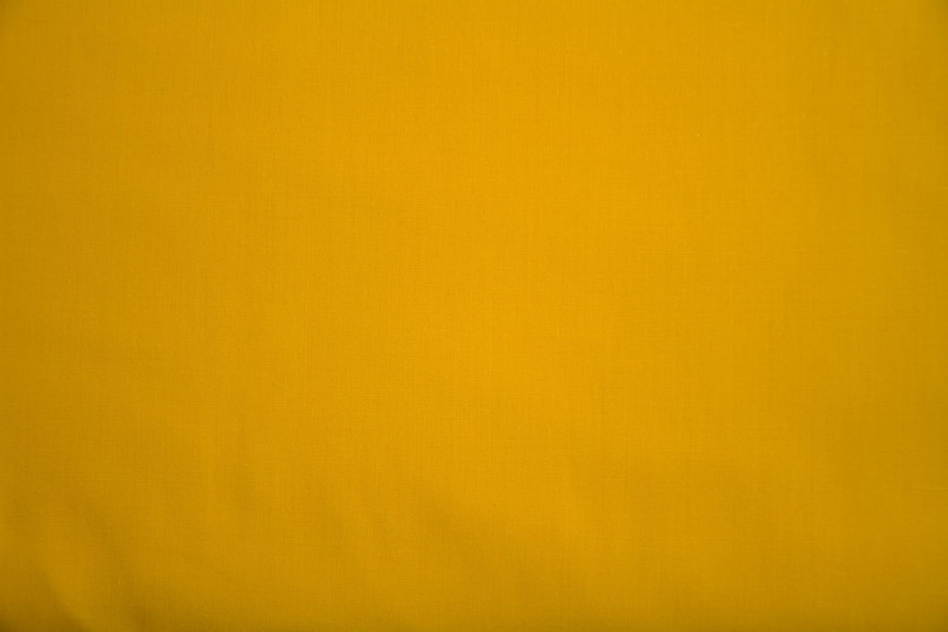 Bright Gold Polycotton Liberty Broadcloth Fabric
