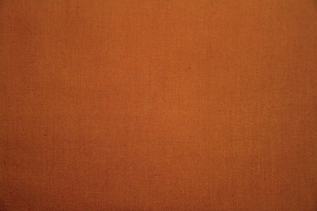 Rust 100% Cotton Carolina Broadcloth - WHOLESALE FABRIC - 20 Yard Bolt