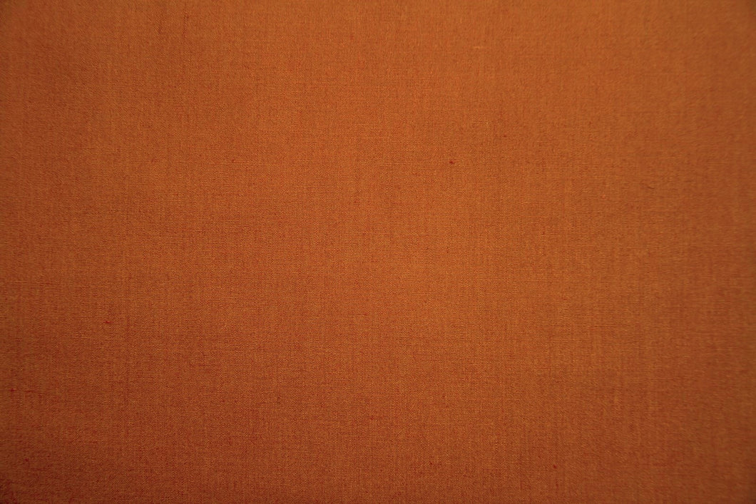 Rust 100% Cotton Carolina Broadcloth Fabric - By the Yard