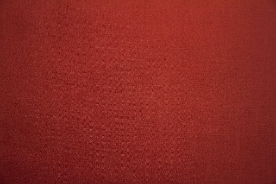 Rust Polycotton Liberty Broadcloth - WHOLESALE FABRIC - 20 Yard Bolt