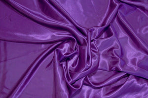 Purple Charmeuse Satin Fabric
