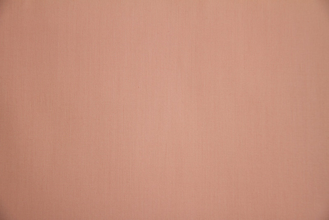 Peach Polycotton Liberty Broadcloth - WHOLESALE FABRIC - 20 Yard Bolt