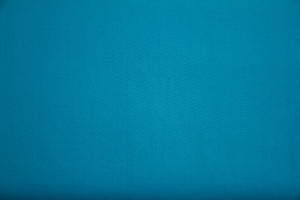 Turquoise 100% Cotton Carolina Broadcloth Fabric - By the Yard