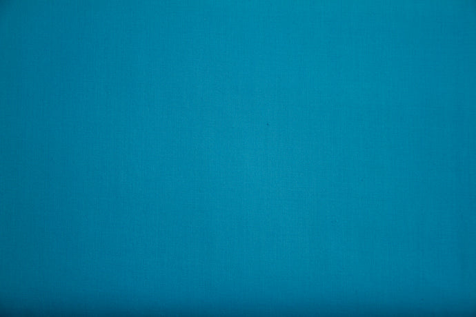 Turquoise 100% Cotton Carolina Broadcloth Fabric - By the Yard