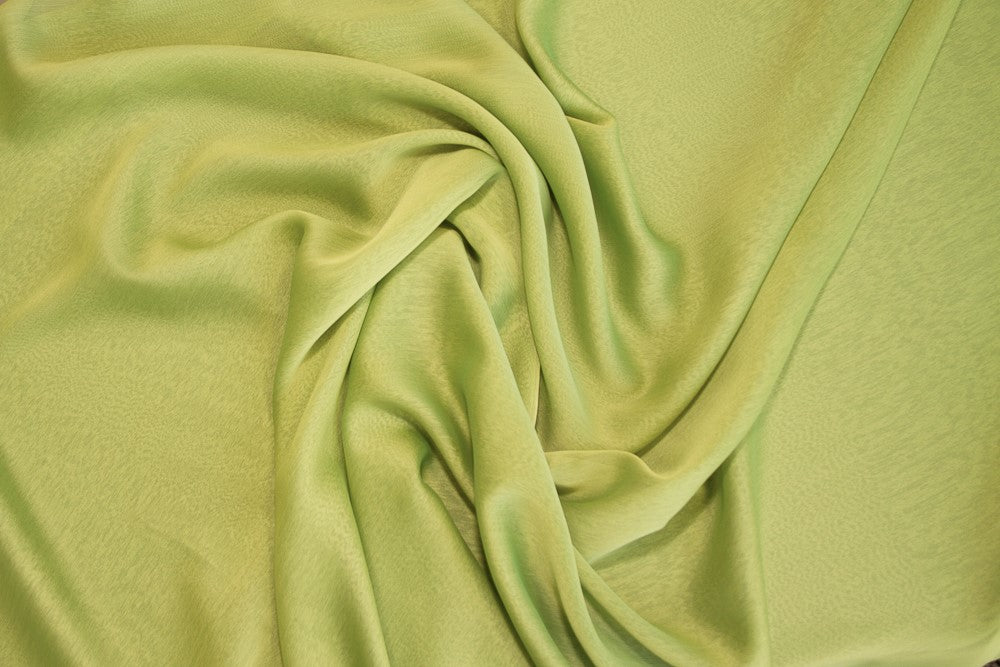 Sage/Lime Two Tone Chiffon Fabric