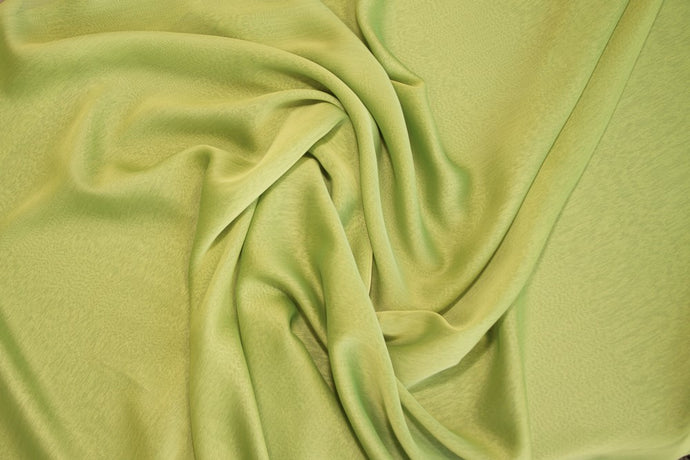 Sage/Lime Two Tone Chiffon - WHOLESALE FABRIC - 15 Yard Bolt