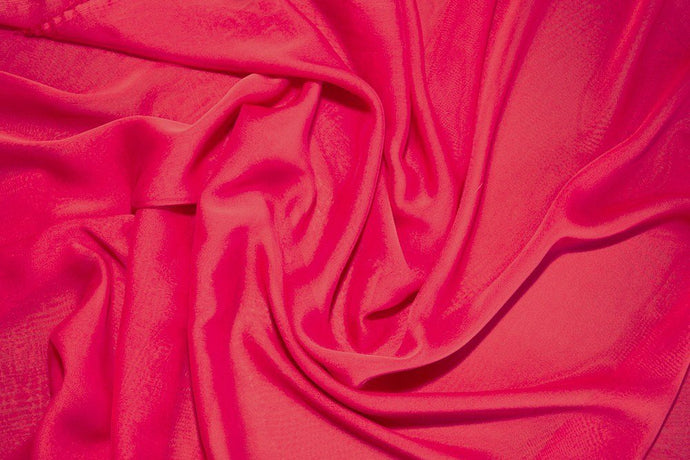 Red Two Tone Chiffon - WHOLESALE FABRIC - 15 Yard Bolt