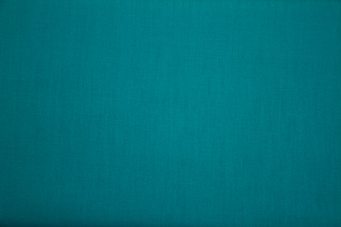 Teal Polycotton Liberty Broadcloth - WHOLESALE FABRIC - 20 Yard Bolt