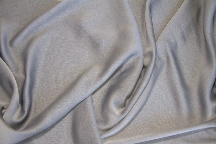 Silver Two Tone Chiffon - WHOLESALE FABRIC - 15 Yard Bolt