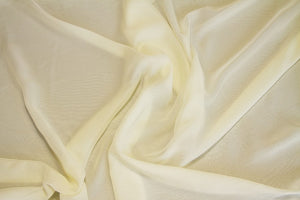 Dark Ivory Two Tone Chiffon - WHOLESALE FABRIC - 15 Yard Bolt