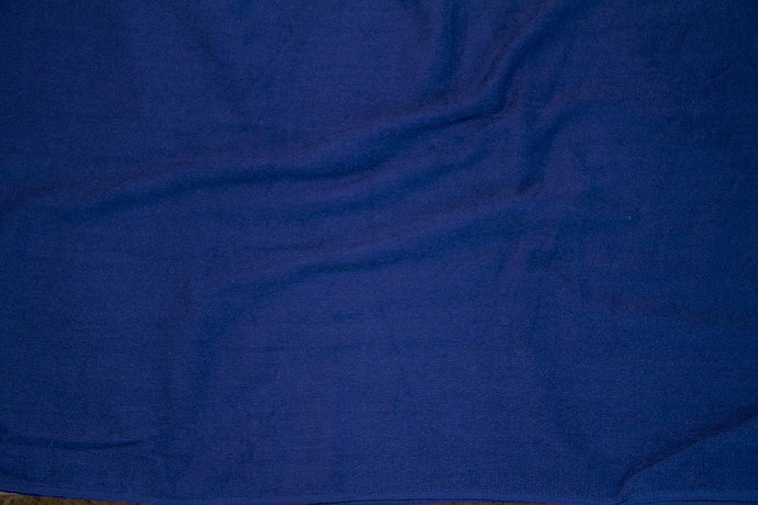 Royal Blue Terry Cloth Fabric