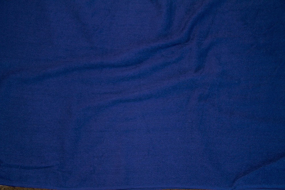 Royal Blue Terry Cloth Fabric