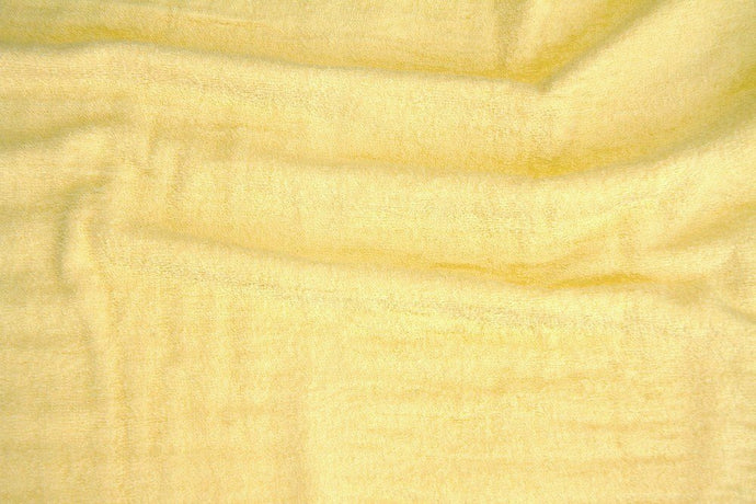 Maize Terry Cloth - WHOLESALE FABRIC - 15 Yard Bolt