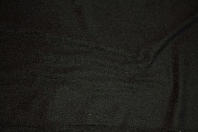 Black Terry Cloth Fabric