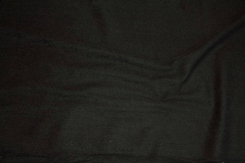 Black Terry Cloth Fabric