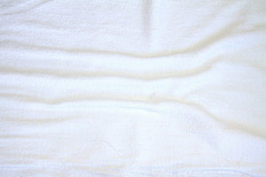 White Terry Cloth - WHOLESALE FABRIC - 15 Yard Bolt