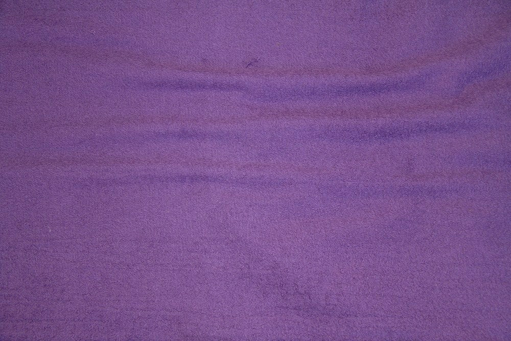 Purple Terry Cloth Fabric