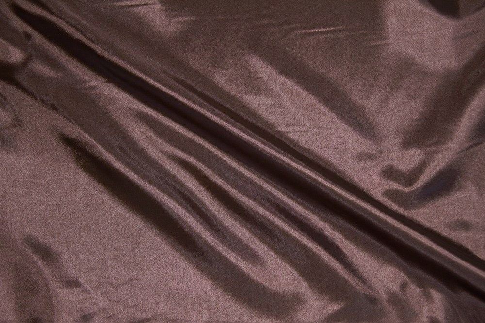Brown China Silk Lining Fabric