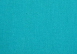 Turquoise Polycotton Liberty Broadcloth - WHOLESALE FABRIC - 20 Yard Bolt