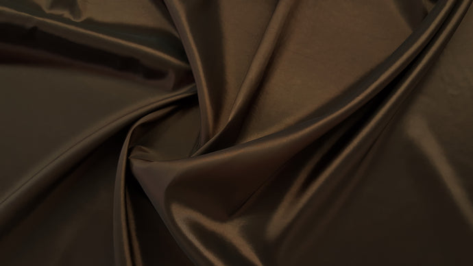 Dark Brown Two Tone Taffeta Fabric