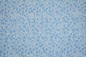 Blue Stars Double Napped Flannel