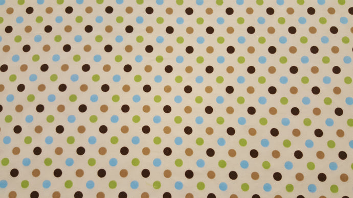Dot Flannel Fabric - 8 Yard Bolt