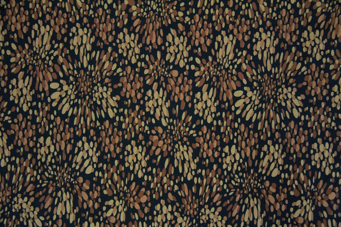 Brown & Tan Pebble Splash Koshibo Fabric
