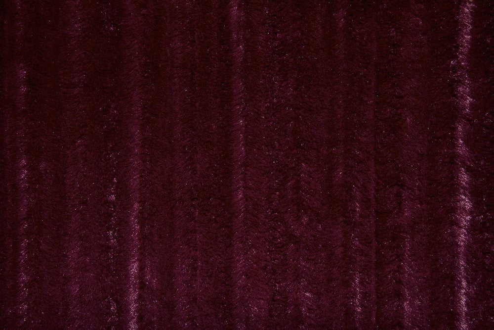 Faux Fur Burgundy MINK Fabric