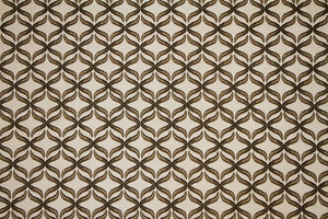 Discount Fabric DRAPERY Taupe & Beige X Ribbon