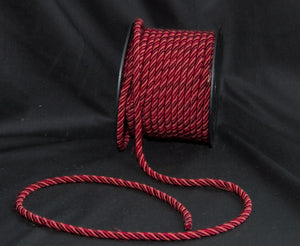 1/4" Burgundy Decorative Cording - 5 Yards