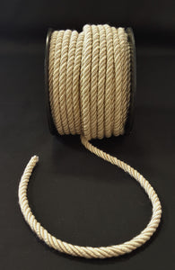 1/4" Ivory & Light Beige Decorative Cording
