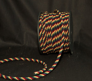 1/4" Jewel Tone Decorative Cord Trim - 5 Yards or 25 Yards