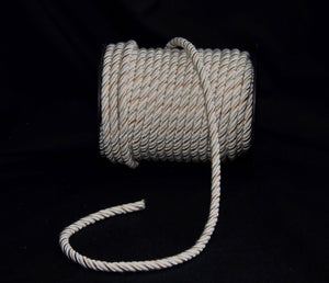 3/8" Honey & Ivory Decorative Cording