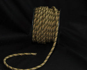 1/4" Taupe & Olive Decorative Cording