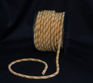 1/4" Sage, Gold & Blush Decorative Cording