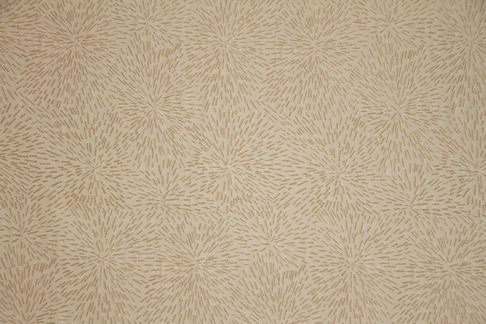 Discount Fabric JACQUARD Gold Burst Drapery