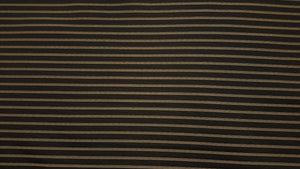 Discount Fabric JACQUARD Black & Taupe Stripe Drapery