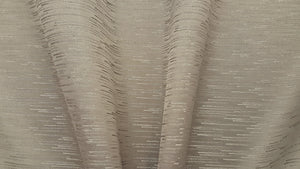 Discount Fabric JACQUARD Taupe Slub Drapery