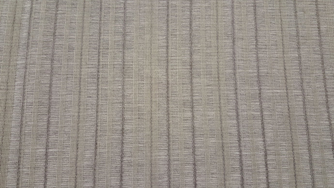 Discount Fabric OPEN WEAVE DRAPERY Gray Stripe