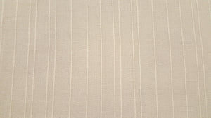 Discount Fabric OPEN WEAVE DRAPERY Cream Stripe