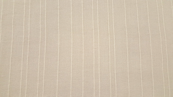 Discount Fabric OPEN WEAVE DRAPERY Cream Stripe