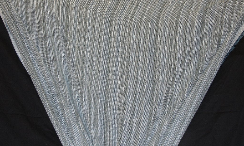 Discount Fabric OPEN WEAVE DRAPERY Slate Blue Basket Weave