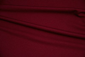 Burgundy Scuba Knit - WHOLESALE FABRIC - 15 Yard Bolt