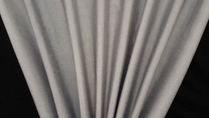 Discount Fabric DRAPERY Silver Crinkled Satin