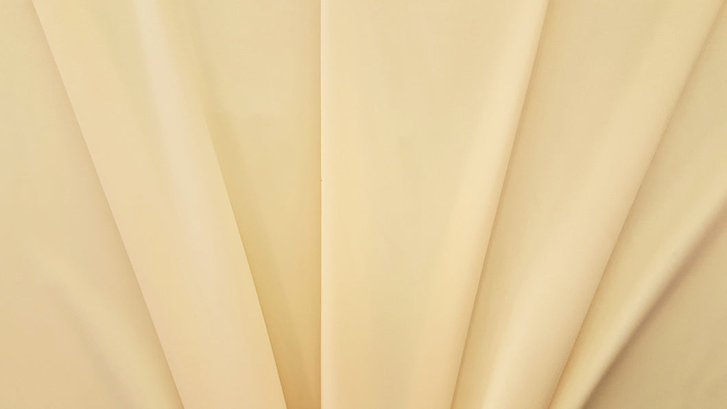 Discount Fabric ANTIQUE SATIN Pale Yellow Solid Drapery