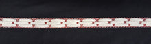7/8" Braided Trim - Dusty Rose & Cream - 5 Yards or 25 Yards