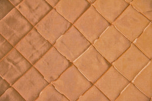 Gold Pintuck Taffeta Fabric