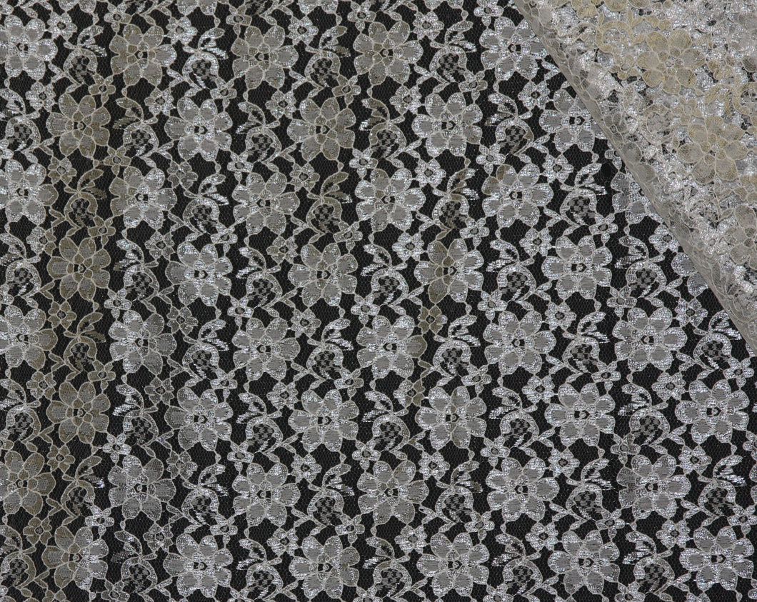 Ivory Raschel Lace Fabric